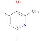 3-Pyridinol, 4,6-diiodo-2-methyl-