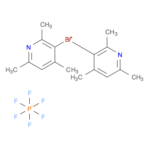 Bromine(1+), bis(2,4,6-trimethylpyridine)-, hexafluorophosphate(1-) (1:1)