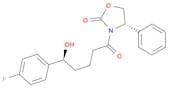2-Oxazolidinone, 3-[(5S)-5-(4-fluorophenyl)-5-hydroxy-1-oxopentyl]-4-phenyl-, (4S)-