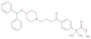 Benzeneacetic acid, 4-[4-[4-(diphenylmethoxy)-1-piperidinyl]-1-oxobutyl]-α,α-dimethyl-, methyl est…