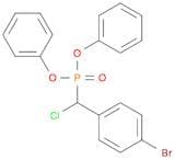 Phosphonic acid, [(4-bromophenyl)chloromethyl]-, diphenyl ester (9CI)