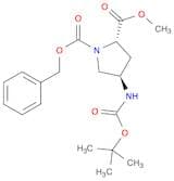 (2S,4R)-1-Benzyl 2-methyl 4-(tert-butoxycarbonylamino)pyrrolidine-1,2-dicarboxylate