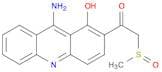 1-(9-Amino-1-hydroxyacridin-2-yl)-2-(methylsulfinyl)ethanone