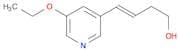 3-Buten-1-ol, 4-(5-ethoxy-3-pyridinyl)-, (3E)-