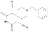 3,9-Diazaspiro[5.5]undecane-1,5-dicarbonitrile, 2,4-dioxo-9-(phenylmethyl)-