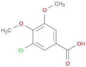 Benzoic acid, 3-chloro-4,5-dimethoxy-