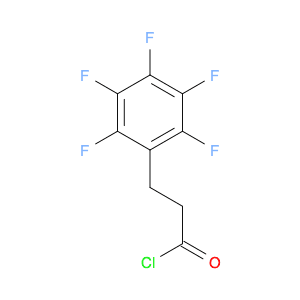 Benzenepropanoyl chloride, 2,3,4,5,6-pentafluoro-