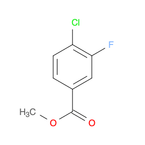 Benzoic acid, 4-chloro-3-fluoro-, methyl ester