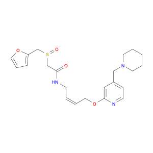 Acetamide, 2-[(2-furanylmethyl)sulfinyl]-N-[(2Z)-4-[[4-(1-piperidinylmethyl)-2-pyridinyl]oxy]-2-bu…