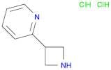 Pyridine, 2-(3-azetidinyl)-, hydrochloride (1:2)