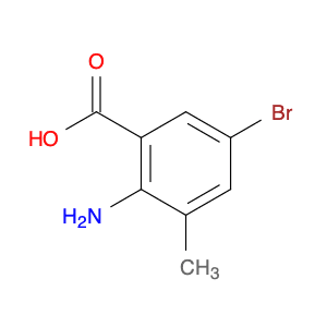 Benzoic acid, 2-amino-5-bromo-3-methyl-