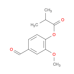 Propanoic acid, 2-methyl-, 4-formyl-2-methoxyphenyl ester