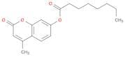 Octanoic acid, 4-methyl-2-oxo-2H-1-benzopyran-7-yl ester