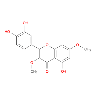 4H-1-Benzopyran-4-one, 2-(3,4-dihydroxyphenyl)-5-hydroxy-3,7-dimethoxy-