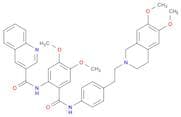 3-Quinolinecarboxamide, N-[2-[[[4-[2-(3,4-dihydro-6,7-dimethoxy-2(1H)-isoquinolinyl)ethyl]phenyl]a…