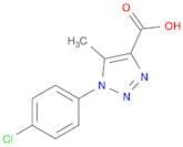 1-(4-Chlorophenyl)-5-methyl-1H-1,2,3-triazole-4-carboxylic acid