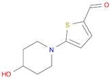 2-Thiophenecarboxaldehyde, 5-(4-hydroxy-1-piperidinyl)-