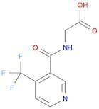 2-(4-(Trifluoromethyl)nicotinamido)acetic acid