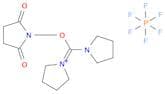 Pyrrolidinium, 1-[[(2,5-dioxo-1-pyrrolidinyl)oxy]-1-pyrrolidinylmethylene]-, hexafluorophosphate(1…
