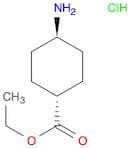 Cyclohexanecarboxyli​c acid, 4-​amino-​, ethyl ester, hydrochloride (1:1)​, trans-