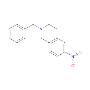 Isoquinoline, 1,2,3,4-tetrahydro-6-nitro-2-(phenylmethyl)-
