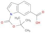 1-[(tert-Butoxy)carbonyl]indole-6-carboxylic acid