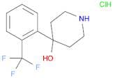 4-[2-(trifluoromethyl)phenyl]piperidin-4-ol hydrochloride