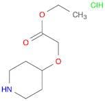 ethyl 2-(piperidin-4-yloxy)acetate hydrochloride