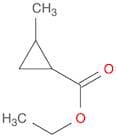 Cyclopropanecarboxylic acid, 2-methyl-, ethyl ester