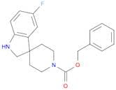 Spiro[3H-indole-3,4'-piperidine]-1'-carboxylic acid, 5-fluoro-1,2-dihydro-, phenylmethyl ester