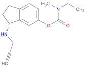 Carbamic acid, N-ethyl-N-methyl-, (3R)-2,3-dihydro-3-(2-propyn-1-ylamino)-1H-inden-5-yl ester