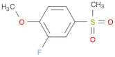 Benzene, 2-fluoro-1-methoxy-4-(methylsulfonyl)-
