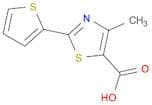 5-Thiazolecarboxylic acid, 4-methyl-2-(2-thienyl)-