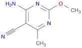 4-Amino-2-methoxy-6-methylpyrimidine-5-carbonitrile