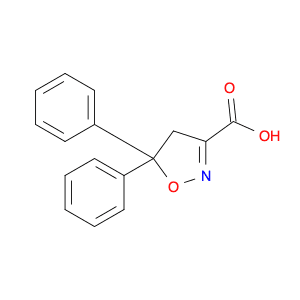 3-Isoxazolecarboxylic acid, 4,5-dihydro-5,5-diphenyl-