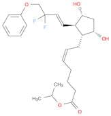 5-Heptenoic acid, 7-[(1R,2R,3R,5S)-2-[(1E)-3,3-difluoro-4-phenoxy-1-buten-1-yl]-3,5-dihydroxycyclo…