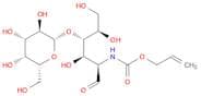 N-Allyloxycarbonyl-β-lactosamine