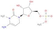 Cytidine, 3-methyl-, mono(methyl sulfate) (salt) (8CI,9CI)