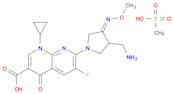 1,8-Naphthyridine-3-carboxylic acid, 7-[(4Z)-3-(aminomethyl)-4-(methoxyimino)-1-pyrrolidinyl]-1-cy…