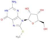 Guanosine, 8-(methylthio)-
