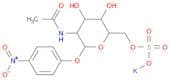 β-D-Glucopyranoside, 4-nitrophenyl 2-(acetylamino)-2-deoxy-, 6-(hydrogen sulfate), monopotassium s…