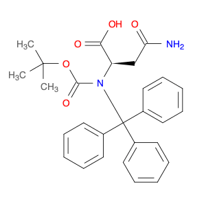 D-​Asparagine, N2-​[(1,​1-​dimethylethoxy)​carbonyl]​-​N-​(triphenylmethyl)​-
