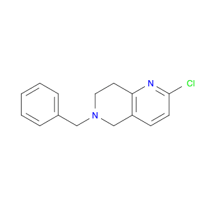 1,6-Naphthyridine, 2-chloro-5,6,7,8-tetrahydro-6-(phenylmethyl)-