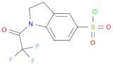 1H-INDOLE-5-SULFONYL CHLORIDE, 2,3-DIHYDRO-1-(2,2,2-TRIFLUOROACETYL)-