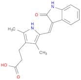 3-(2,4-Dimethyl-5-{[(3Z)-2-oxo-1H-indol-3-ylidene]methyl}-1H-pyrrol-3-yl)propanoic acid