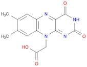 Benzo[g]pteridine-10(2H)-acetic acid, 3,4-dihydro-7,8-dimethyl-2,4-dioxo-