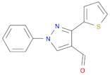 1-Phenyl-3-(2-thienyl)-1h-pyrazole-4-carbaldehyde