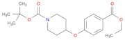 1-Piperidinecarboxylic acid, 4-[4-(ethoxycarbonyl)phenoxy]-, 1,1-dimethylethyl ester
