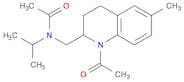 Acetamide, N-[(1-acetyl-1,2,3,4-tetrahydro-6-methyl-2-quinolinyl)methyl]-N-(1-methylethyl)-