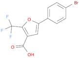 3-Furancarboxylic acid, 5-(4-bromophenyl)-2-(trifluoromethyl)-